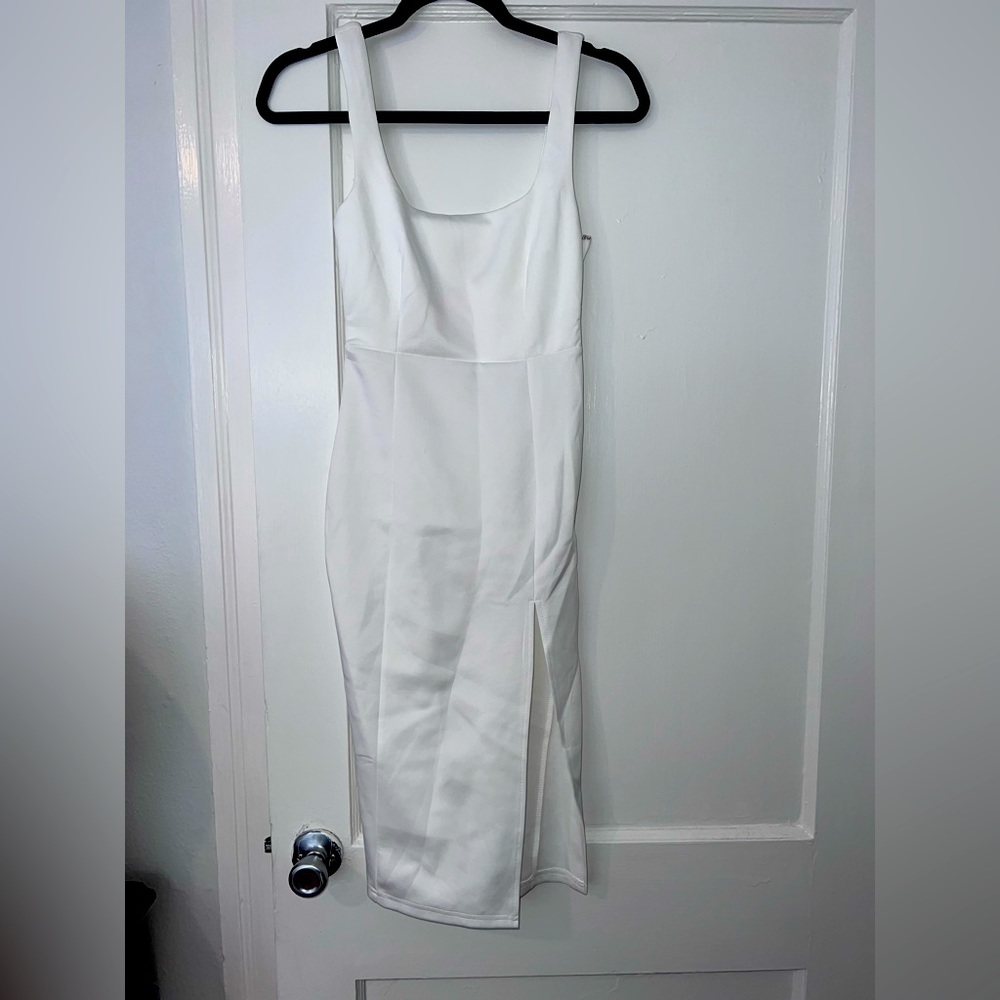 NWT Showpo mini love dress white midi length
